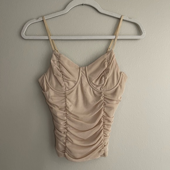 Tops - Just Polly mesh bustier corset cami top